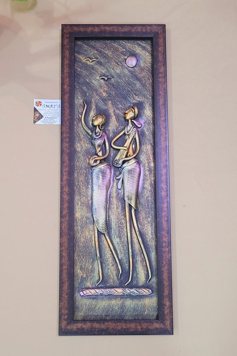 Mural Art Frame Metallic Craft Indian Handicrafts tribal art