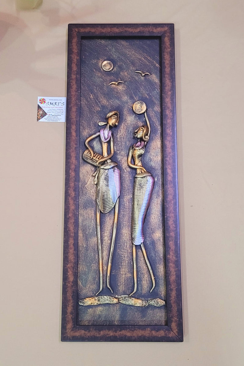 Mural Art Frame Metallic Craft Indian Handicrafts tribal art
