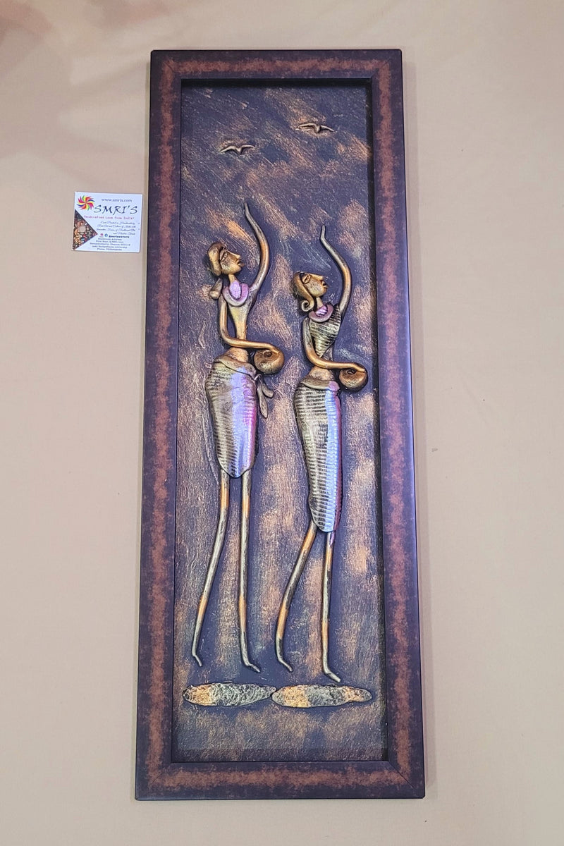 Mural Art Frame Metallic Craft Indian Handicrafts tribal art