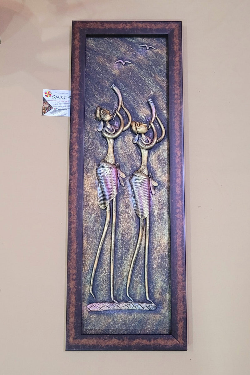 Mural Art Frame Metallic Craft Indian Handicrafts tribal art