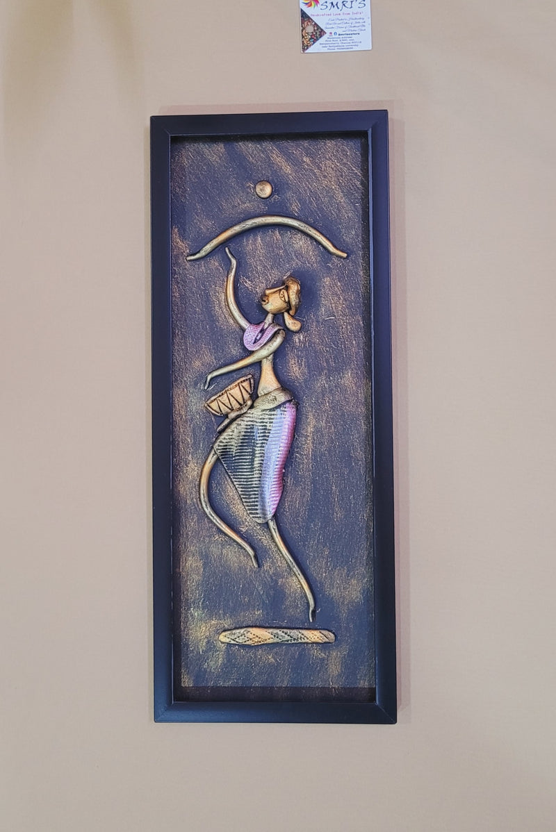 Mural Art Frame Metallic Craft Indian Handicrafts tribal art