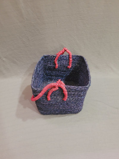 Sabai Grass Picnic/planter Basket with Handle Handcrafted