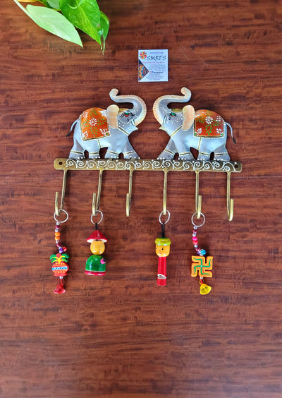 Elephant Key Holder hangings Hooks home office decor