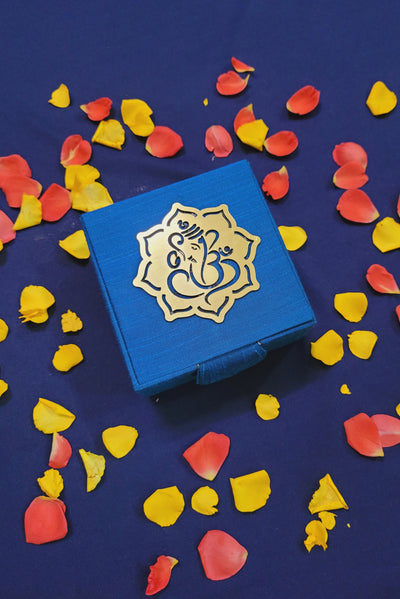 Colourful Gift Box Jewellery Box with Ganesha Symbol