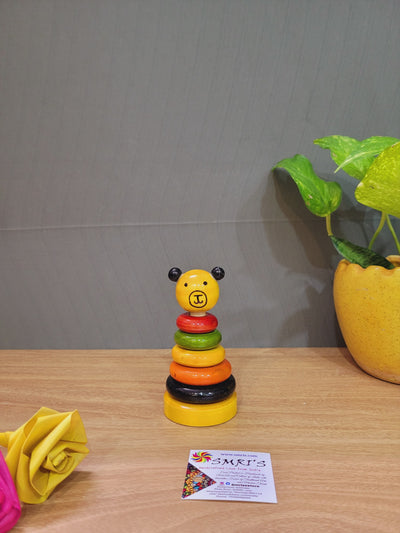 Wooden Stacking Ring Puzzle kids childrens Toys
