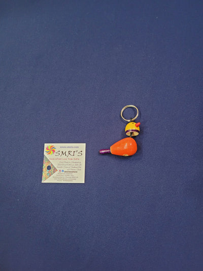 Wooden Bird Key chain Adorable 3 H x 1.5 L x 0.8 W) inches return gifts kids birthday gifts