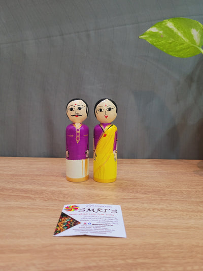 Wooden Indian Doll Show piece showpiece Home decor