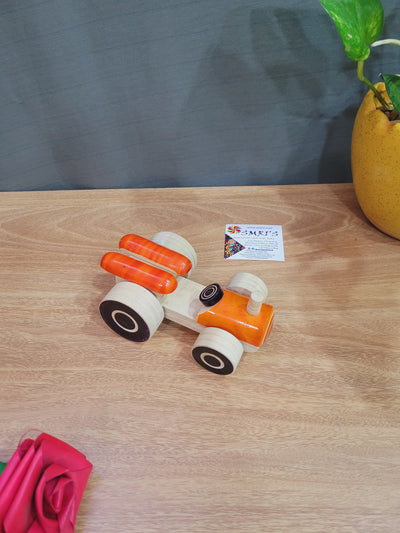 Wooden Tractor eco friendly Toys home table decor
