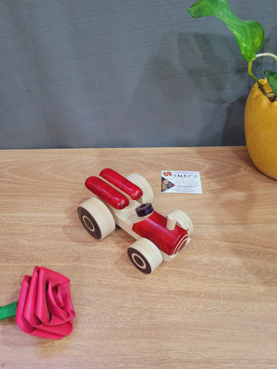 Wooden Toy tractor Small (2H * 4.5L * 3W) inches Wooden eco friendly Toys