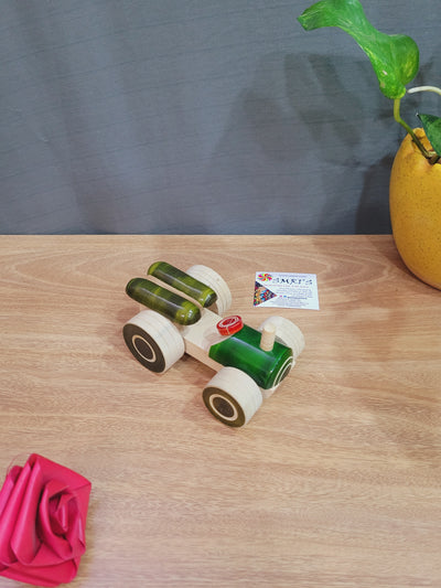 Wooden Toy tractor Small (2H * 4.5L * 3W) inches Wooden eco friendly Toys