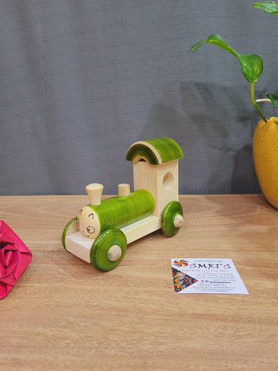 Wooden Train Engine eco friendly kids children Toys