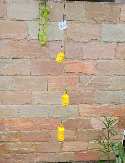 Yellow Bells Hanging wind chimes Foyer balcony garden decor